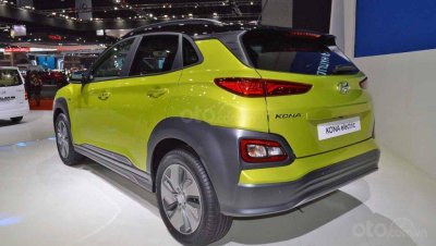 Hyundai Kona Electric ra mắt triển lãm Bangkok 2019 - ảnh 5 Hyundai Kona Electric ra mắt triển lãm Bangkok 2019 - ảnh đuôi xe 1