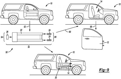 Phát minh mới của Ford là cửa ô tô 2 trong 1 có thể tháo rời Phát minh mới của Ford là cửa ô tô 2 trong 1 có thể tháo rời