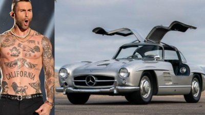 Đấu giá Mercedes 300SL hiếm của ca sĩ Adam Levine Đấu giá Mercedes 300SL