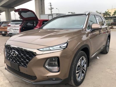 Khách hàng sắp sửa đón Hyundai Santa Fe 2019 'full option' về tay a1 Hyundai Santa Fe 2019 thiết kế đầu xe
