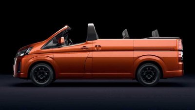 Chiêm ngưỡng Toyota Hiace phiên bản mui trần đặc biệt 7 Chiêm ngưỡng Toyota Hiace phiên bản mui trần đặc biệt 8