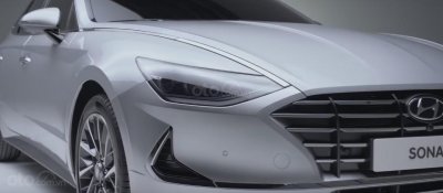 Nắp capo kéo dài đến lưới tản nhiệt trên Hyundai Sonata 2020 Mui xe kéo dài đến lưới tản nhiệt trên Hyundai Sonata 2020 - 1