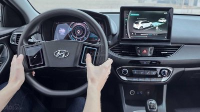 Hyundai giới thiệu ý tưởng vô-lăng mới mẻ Hyundai giới thiệu ý tưởng vô-lăng mới mẻ