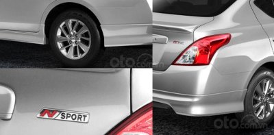 Nissan Sunny N-Sport tinh chỉnh ngoại hình Nissan Sunny N-Sport tinh chỉnh ngoại hình