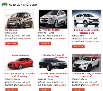 Nghỉ lễ dài ngày, dịch vụ thuê xe ô tô tự lái bị “loạn giá” 2 Nghỉ lễ dài ngày, dịch vụ thuê xe ô tô tự lái bị “loạn giá”dfhft