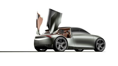 Genesis Mint Concept với thiết kế cửa cắt kéo kỳ lạ Genesis Mint Concept với thiết kế cửa cắt kéo kỳ lạ.