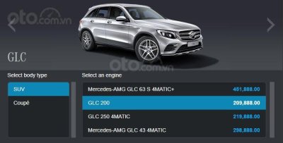Giá xe Mercedes-Benz GLC tại Singapore Giá xe Mercedes-Benz GLC tại Singapore ...
