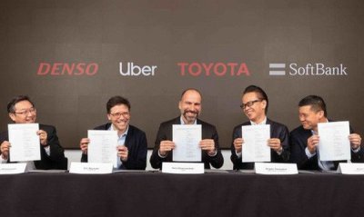 Toyota tham gia đầu tư vào mảng phát triển xe tự lái của Uber Toyota tham gia đầu tư vào mảng phát triển xe tự lái của Uber...
