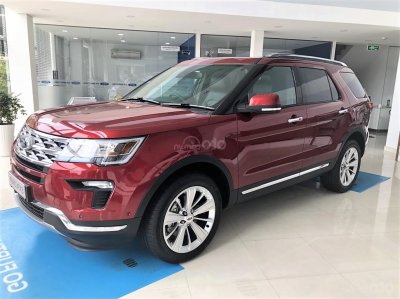 Ford Explorer giảm sâu 50 triệu đồng tại đại lý Ảnh xe Ford Explorer 2019 màu đỏ