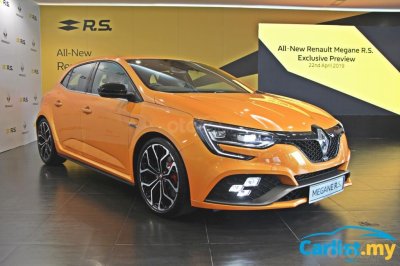 Renault Megane R.S. hoàn toàn mới mở bán tại Malaysia Renault Megane R.S. hoàn toàn mới mở bán tại Malaysia
