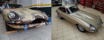 “Đồng nát” Jaguar E-Type 1965 trở lên đẹp long lanh sau khi được phục chế lại 1 “Đồng nát” Jaguar E-Type 1965 trở lên đẹp long lanh sau khi được phục chế lại