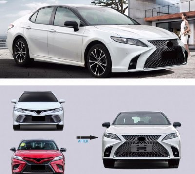 Vừa về nước, Toyota Camry 2019 ngay lập tức được ‘làm đẹp’ a2 Toyota Camry 2019 độ thêm bộ cản trước giá 20 triệu đồng
