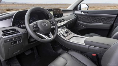 Bảng điều khiển theo phong cách liền mạch của Hyundai Palisade 2020 Thiết kế nội thất của Hyundai Palisade 2020.