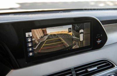 Bảng điều khiển trung tâm của Hyundai Palisade 2020 Hyundai Palisade 2020 - bảng điều khiển trung tâm
