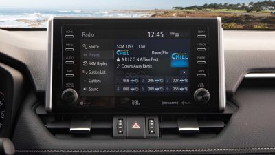 Màn hình thông tin giải trí 7 inch của Toyota RAV4 2019 Màn hình thông tin giải trí 7 inch của Toyota RAV4 2019.