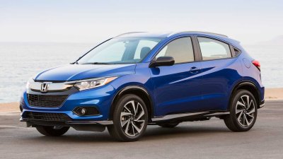 Top 10 mẫu SUV/Crossover chạy xăng tiết kiệm nhất năm 2019 a6 Honda HR-V đời 2019 màu xanh
