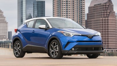 Top 10 mẫu SUV/Crossover chạy xăng tiết kiệm nhất năm 2019 a3 Toyota C-HR đời 2019 màu xanh