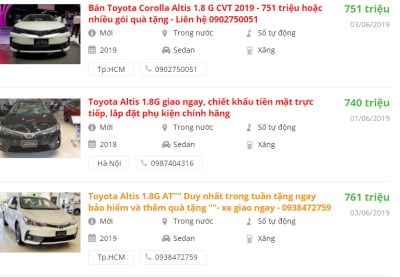 Đại lý hạ giá sốc cho Toyota Corolla Altis: Dọn đường cho phiên bản mới? 1 Đại lý hạ giá sốc cho Toyota Corolla Altis: Dọn đường cho phiên bản mới? a1