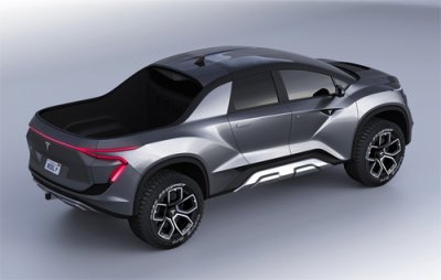 Tesla Pick-up có thùng xe bé và thiết kế cơ bắp Tesla Pick-up có thùng xe bé và thiết kế cơ bắp...