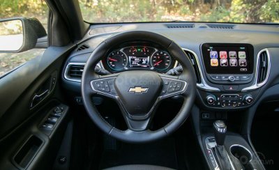Ưu điểm của Chevrolet Equinox 2019: Vô lăng yêu cầu sự tập trung đáng kể Vô lăng xe Chevrolet Equinox 2019.