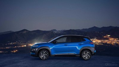 Hyundai Kona 2019 Hybrid vẫn mang vẻ ngoài của bản truyền thống