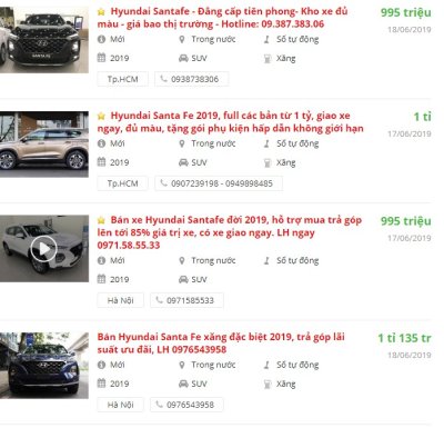Hyundai SantaFe 2019 có khuyến mại gì tháng 6 không? 1 Hyundai SantaFe 2019 có khuyến mại gì tháng 6 không? a1