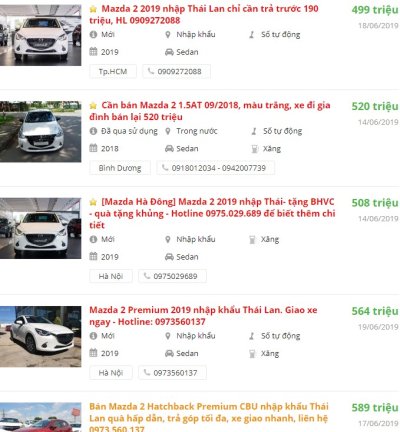 Mazda 2 2019 được khuyến mại gì không trong tháng 6/2019? Mazda 2 2019 được khuyến mại gì không trong tháng 6/2019?â