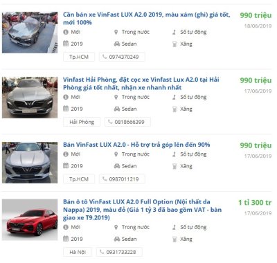 VinFast LUX SA2.0 2019 có khuyến mại gì? VinFast LUX SA2.0 2019 có khuyến mại gì.