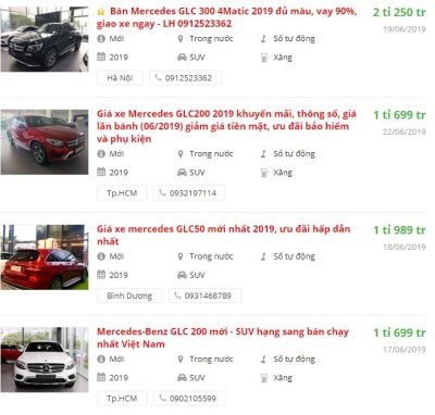 Mercedes GLC250 2019 có khuyến mại gì trong tháng 7/2019 không? 1 Mercedes GLC250 2019 có khuyến mại gì trong tháng 7/2019 không? a1