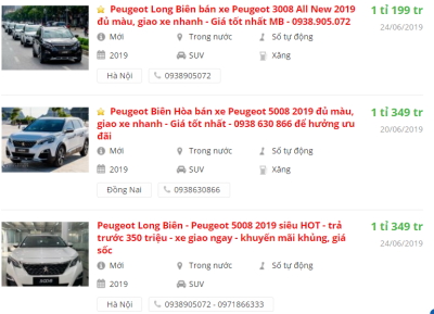 Giá xe Peugeot 408 2019 tại đại lý Giá xe Peugeot 408 2019 tại đại lý 1