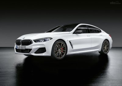 BMW 8-Series Gran Coupe M Performance - ảnh 1 BMW 8-Series Gran Coupe góc 3/4 đầu xe