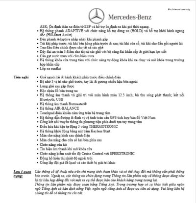 Thông số kỹ thuật Mercedes-Benz E200 Sport 2019 tại Việt Nam 2 Thông số kỹ thuật Mercedes-Benz E200 Sport 2019 tại Việt Nam a2