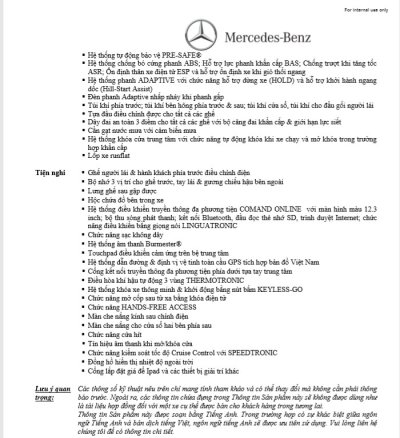 Thông số kỹ thuật Mercedes-Benz E350 AMG 2020 2 Thông số kỹ thuật Mercedes-Benz E350 AMG 2020 a2