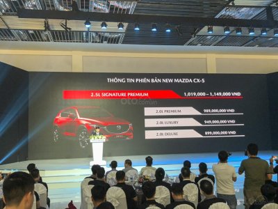 Giá bán mới của Mazda CX-5 2019 Giá bán mới của Mazda CX-5 2019.
