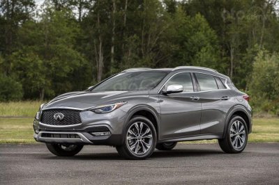 Infiniti QX30 có ngoại hình không khác gì một chiếc Q30 hatchback Infiniti QX30