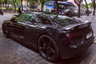 Audi R8 từng xuất hiện trong nhiều sự kiện cùng đại gia phố núi Audi R8