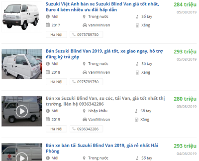Giá xe Suzuki Blind Van 2019 tại đại lý 1 Giá xe Suzuki Blind Van 2019 tại đại lý a1