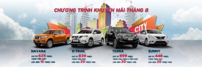 Nissan khuyến mại tháng 8, X-Trail và Sunny giảm cao nhất 20 triệu đồng a1