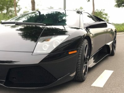Bộ mâm của Lamborghini Murcielago LP640 Verde Ithaca cũng được sơn đen Bộ mâm của Lamborghini Murcielago LP640 Verde Ithaca