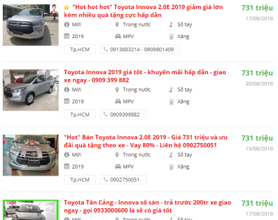 Sợ vía tháng "cô hồn", đại lý sale sập sàn Toyota Innova 2019 bản E và Venturer Sợ vía tháng "cô hồn", đại lý sale sập sàn Toyota Innova 2019 bản E và Venturer 1