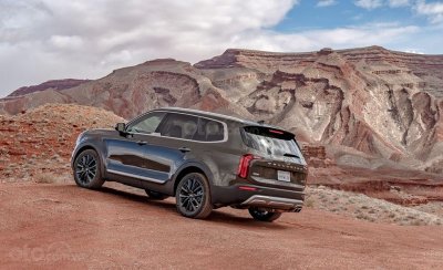 Kia Telluride 2020 đi đường đồi núi