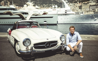 Nico Rosberg và Mercedes 300 SL Gullwing 1955