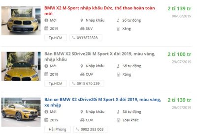 BMW X2 2019 có khuyến mại gì trong tháng 9? BMW X2 2019 có khuyến mại gì trong tháng 9?.