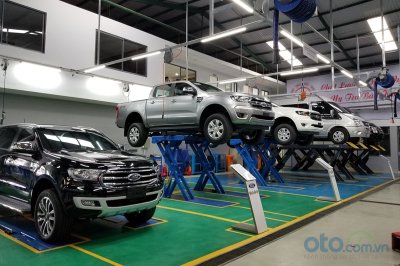 Xưởng dịch vụ của Đà Lạt Ford.