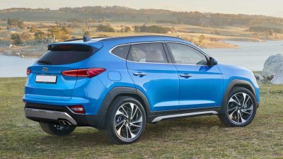 Hyundai Tucson thế hệ mới lộ diện, giống "đàn anh" Santa Fe a2