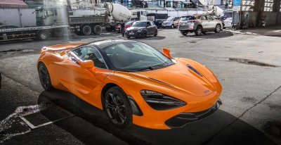 Siêu xe McLaren 720S mới tậu của Cường Đô La hồi tháng 5.