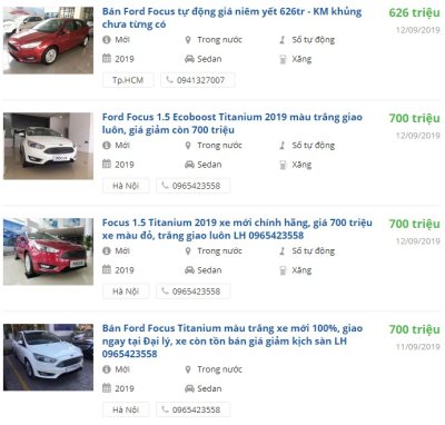 Ford Focus 2019 có khuyến mại gì Ford Focus 2019 có khuyến mại gì.