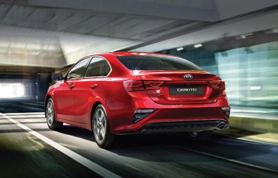 Đuôi xe của Kia Cerato 2019.