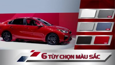 Màu sắc của Kia Cerato 2019.