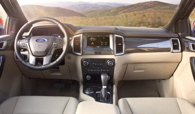 Nội thất của Ford Everest 2019.